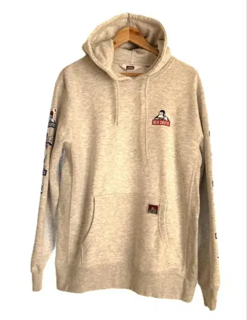 BEN DAVIS 그레이 후드티 상의