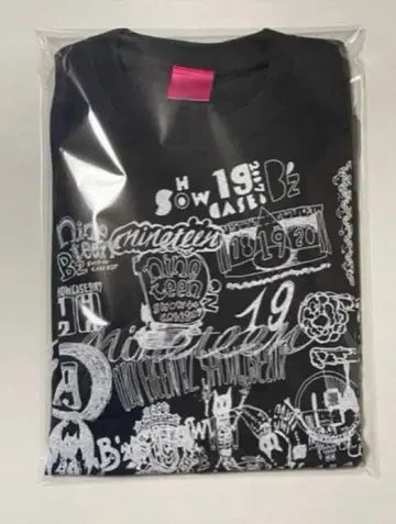B'z SHOWCASE 2007 19 티셔츠 블랙 S 사이즈