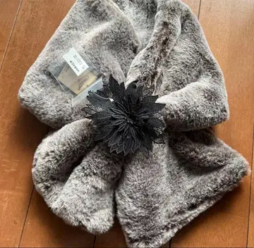 치카자와 레이스 에코 퍼 숄 미사용!