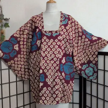 조임 겉옷 레트로 꽃무늬 순수 실크 손바느질 길이 80 화장 61