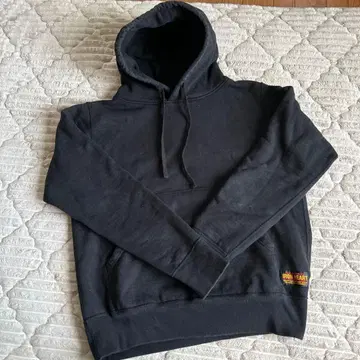 IRON HEART 헤비웨이트 니트 후드티 S 블랙