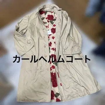 M236 칼 헬무트 남성용 코트 장미 무늬 안감