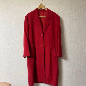 MELROSE 레드 롱 코트