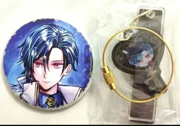 악마 집사와 검은 고양이 하울레스 열쇠형 키링 & 캔뱃지 세트 아쿠네코