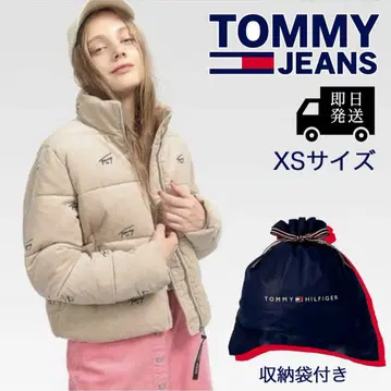 [ 구하기 어려움 새상품 ] TOMMY JEANS 로고 코듀로이 퍼 자켓