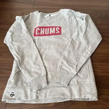 CHUMS 그레이 맨투맨 트레이닝복