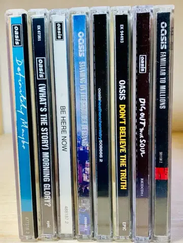 [ 수입반 ] oasis CD 앨범 묶음 판매 8장 세트