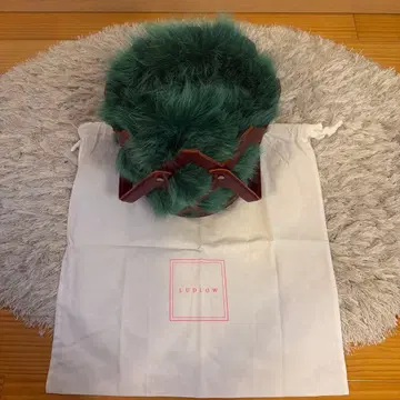 LUDLOW 퍼 가죽 핸드백