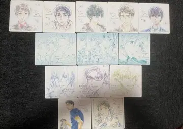 극장판 free! 하이 스피드! 입장자 특전 코스터 색지 15장