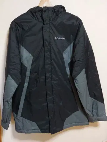 컬럼비아 마운틴 파카 충전솜 블랙 S 로고 자수