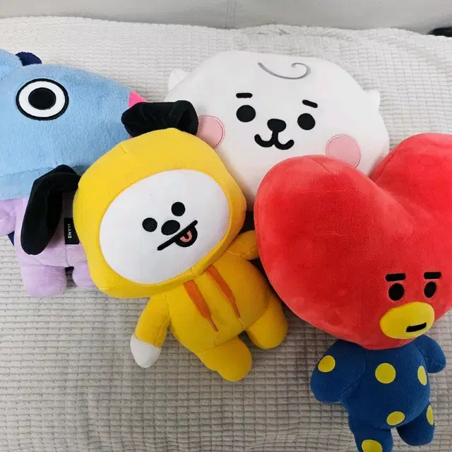 bts 방탄 bt21 인형 4개 일괄 알제이 망이 치미 타타