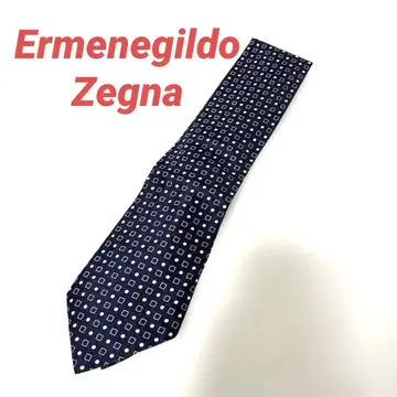 [ 미사용 새상품 ] Ermenegildo Zegna 네이비 넥타이
