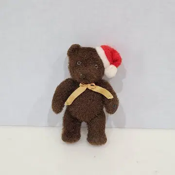 산타 모자 베어 브로치 플로키 쇼와 레트로 헤이세이 레트로