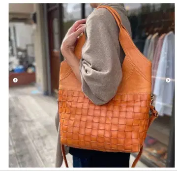 [ robita ] 로비타 복각 모델 레어 상품 천연 가죽 메쉬 백