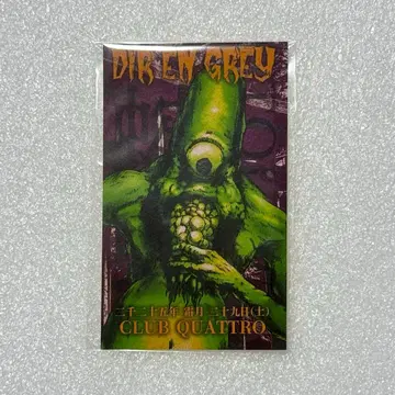 DIR EN GREY 쿄 스티커 CLUBQUATTRO 히로시마