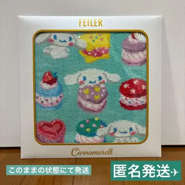 FEILER 페이러 산리오 시나몬 롤 손수건 마카롱