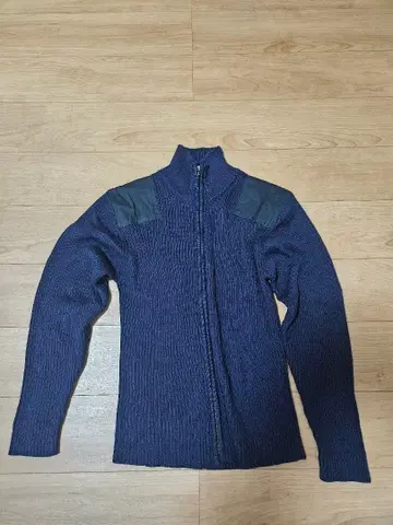 HOUSTON 휴스턴 명령어 지퍼 스웨터 네이비