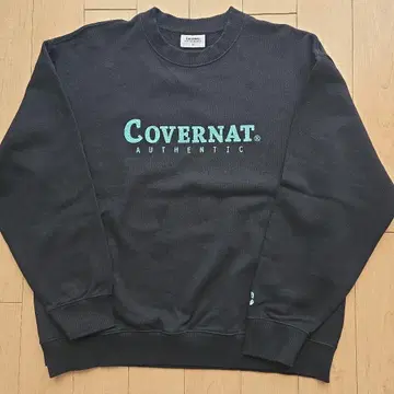 [레어] COVERNAT 커버낫 자수 로고 맨투맨 트레이닝복 L 사이즈