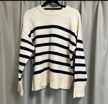 ZARA 보더 긴팔 니트