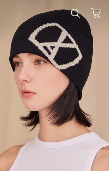 VARZAR 블랙 니트 비니