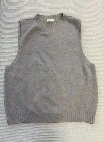 MORRIS & SONS 그레이 니트 베스트 38 사이즈