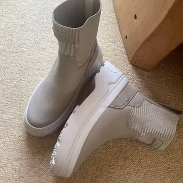 HUNTER 익스플로러 첼시 플랫 플랫폼 부츠 우천 겸용 UK3