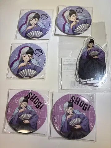 아사기리 겐 동아리 활동 캔 배지 아크릴 스탠드 새상품