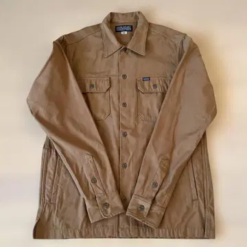 IRON HEART 베이지 밀리터리 셔츠 S