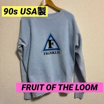 90s USA제 FRUIT OF THE LOOM 옅은 스카이블루 맨투맨