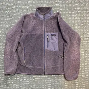 patagonia 퍼플 플리스 자켓 레트로