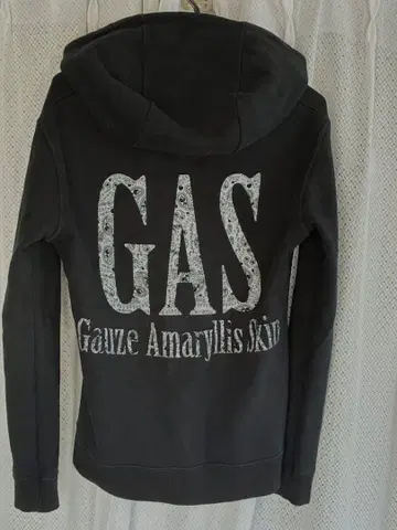 MEJIBRAY 블랙 더블 지퍼 후드티 GAS