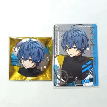 샤레마니 낭독극 타쿠미 캔뱃지 매트 카드