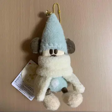 디즈니 크리스마스 릴린린 2025 인형 배지 미키 스카이블루