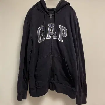 GAP 지퍼 후드티 네이비 L 사이즈