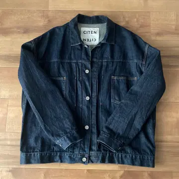 CITEN 다크 데님 데님 자켓 인디고 일본제