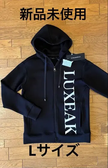 LUXEAKMPLUS 새상품 블랙 집업 후드티 L 사이즈