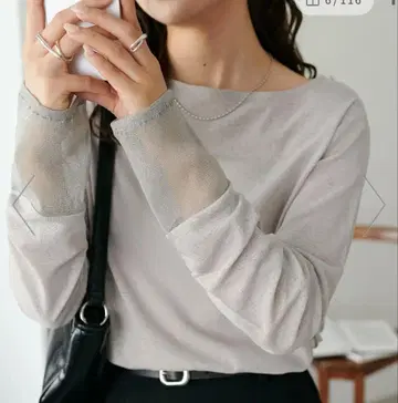 미사용 새상품 라메 상의