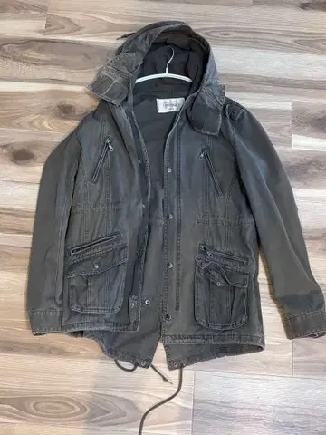 ORTEGA 후드 부착 밀리터리 자켓 XL