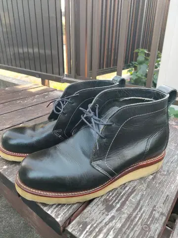 Chippewa 블랙 가죽 부츠