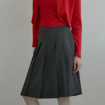 midi pleated skirt / 미디 플리츠 스커트 GIUNON