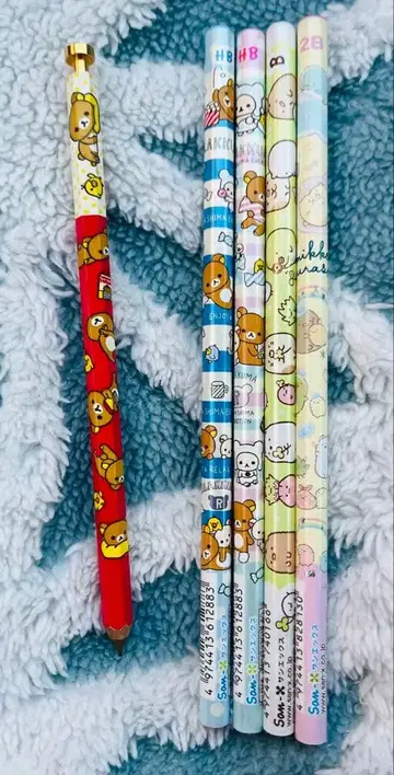 레어 산엑스 리락쿠마 연필형 샤프 스미코구라시 연필