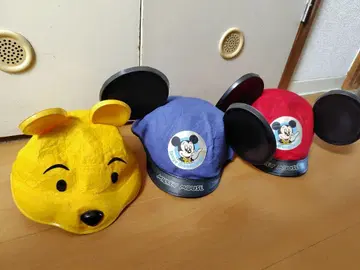 미키마우스 펠트 캡 3세트