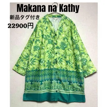 택 포함 새상품 Makana na Kathy 꽃무늬 프린트 튜닉 원피스