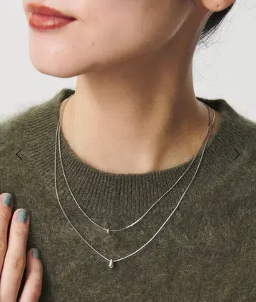 BEAUTY&YOUTH UNITED ARROWS 메탈 탑 목걸이