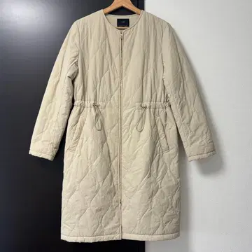 베이지 퀼팅 자켓