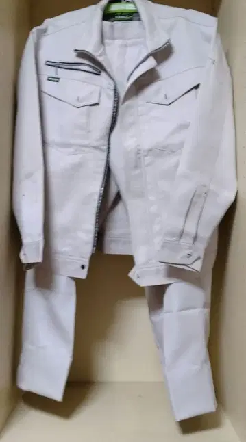 화이트 자켓 팬츠 세트