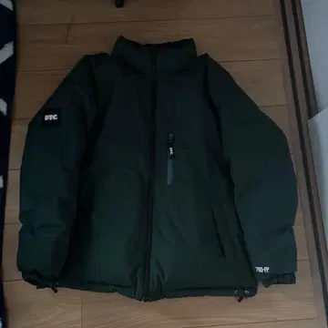 다운 자켓 다크 그린 네이비