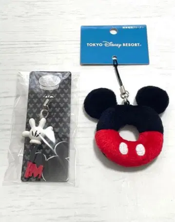 [ 익명 배송 ] 마지막 SALE 중! 미키 키링 & 핸드폰 클리너