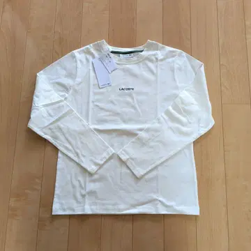 LACOSTE 원 포인트 자수 긴팔 티셔츠