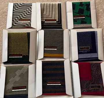 [ 미사용 ] 남성용 손수건 코시노 준코 ROGER CASTLE 9장